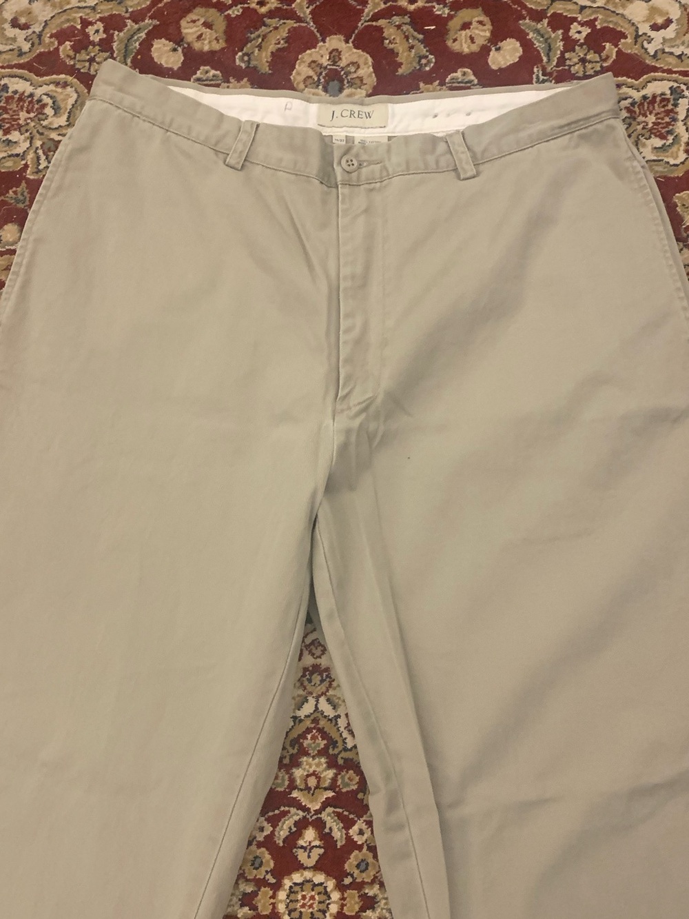 J CREW 100% Cotton Wide Khakis